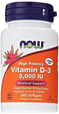 Vitamin D3, 240 softgels 5000 IU