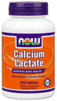 Calcium Lactate, 250 Tabs 10 GR