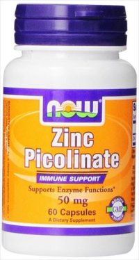 Zinc Picolinate, 60 Caps 50 mg