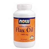 Organic Flax Oil, 100 Sgels 1000 mg