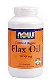 Organic Flax Oil, 100 Sgels 1000 mg
