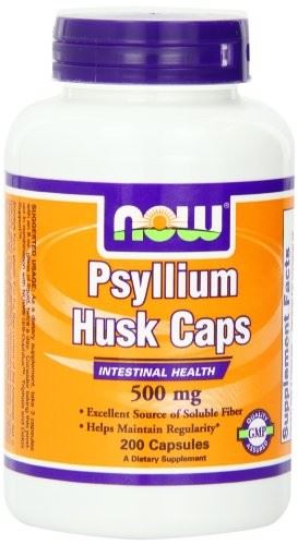 Psyllium Husk, 200 Caps 500 mg