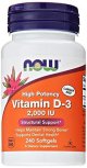 画像: Vitamin D-3, 240 Softgels 2000 IU