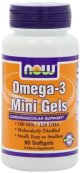 画像: Omega-3 Mini Gels, 90 softgels 500 mg