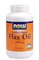 画像: Organic Flax Oil, 100 Sgels 1000 mg